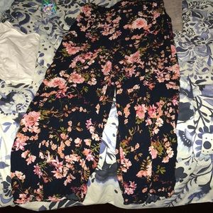 Floral High Waist Pant